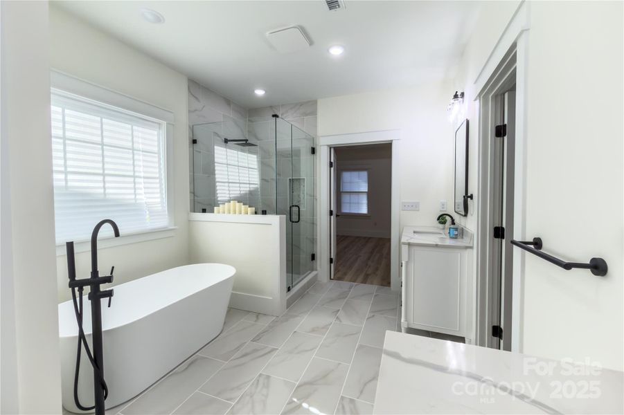 Furnished interior view inside a new home in , Hickory (Image 16).