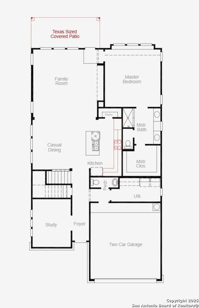 2D floor plan layout of this home in Sunflower Ridge, New Braunfels, TX (Image 3). 2D floor plan layout of this home in Sunflower Ridge, New Braunfels, TX (Image 3).