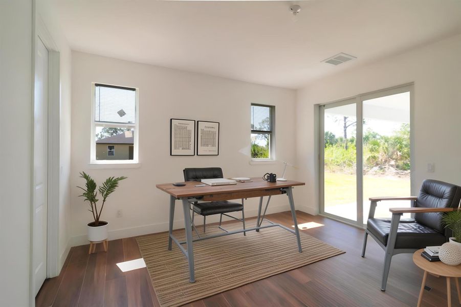 Spacious, unfurnished interior of a new home in , Port Charlotte (Image 21).