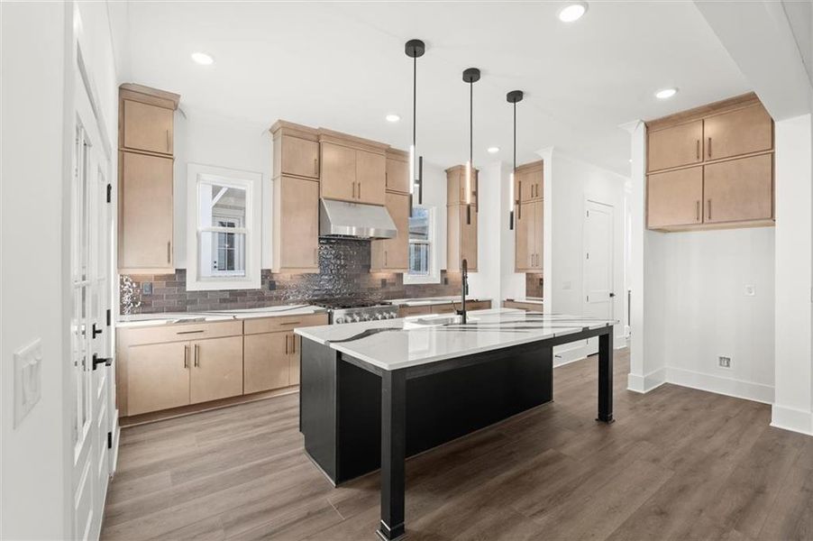 Furnished interior view inside a new home in , Atlanta (Image 9).