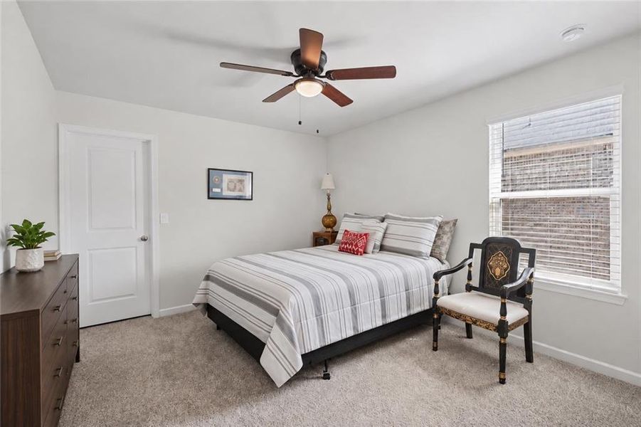 Furnished interior view inside a new home in Creekside at Oxford Park, Fairburn (Image 26).