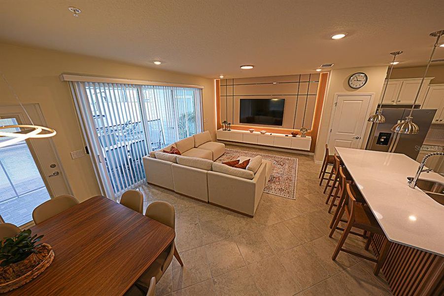Furnished interior view inside a new home in , Clermont (Image 40).