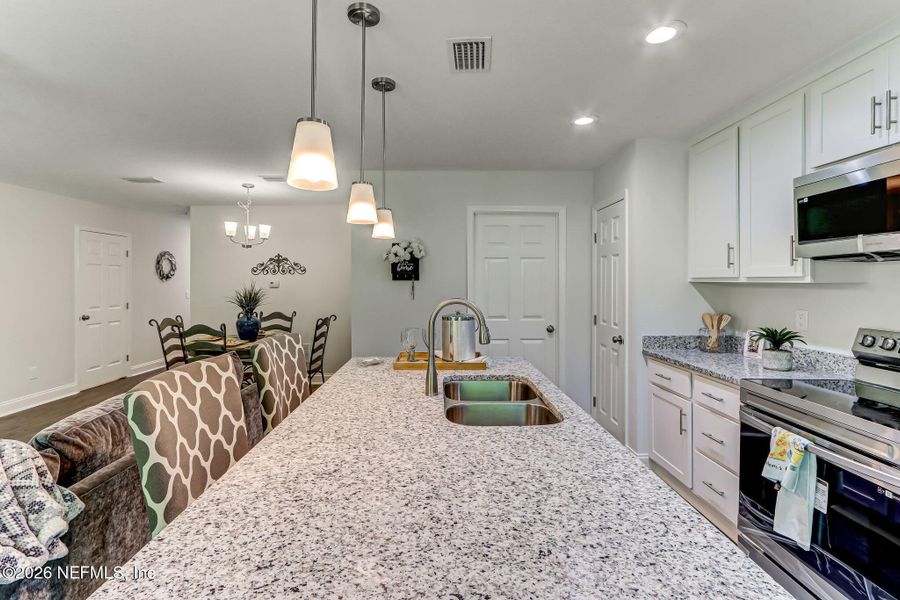 Furnished interior view inside a new home in , Jacksonville (Image 18). Furnished interior view inside a new home in , Jacksonville (Image 18).