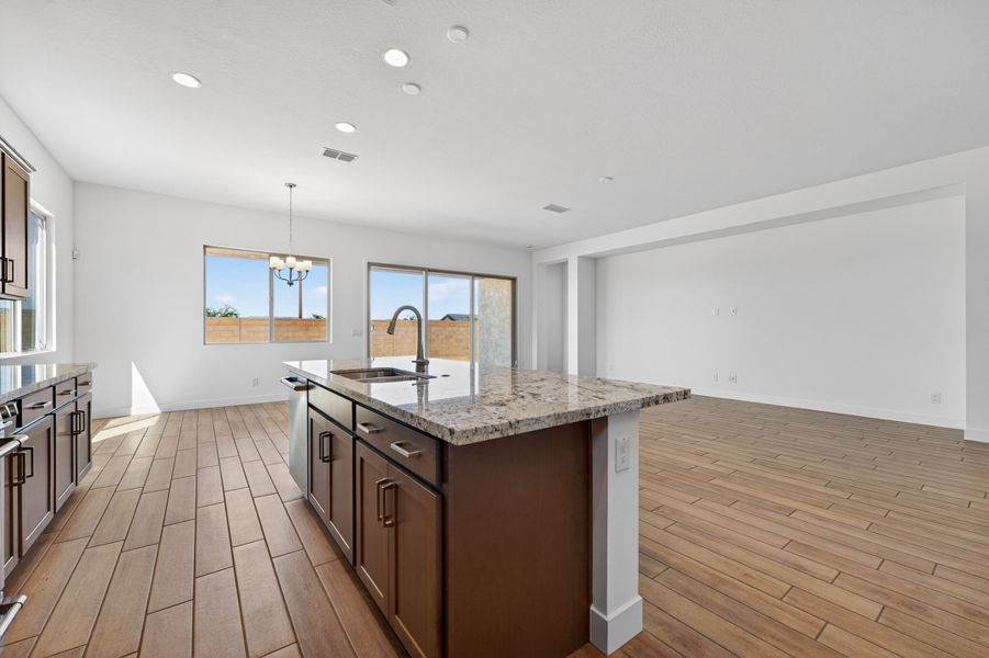 Furnished interior view inside a new home in Combs Ranch, San Tan Valley (Image 13). Furnished interior view inside a new home in Combs Ranch, San Tan Valley (Image 13).