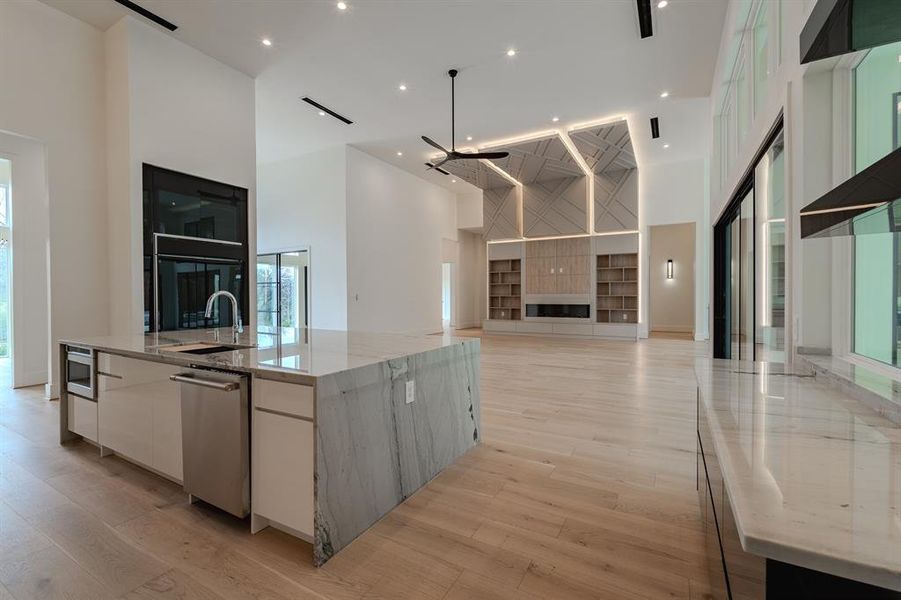 Furnished interior view inside a new home in , Dallas (Image 16).