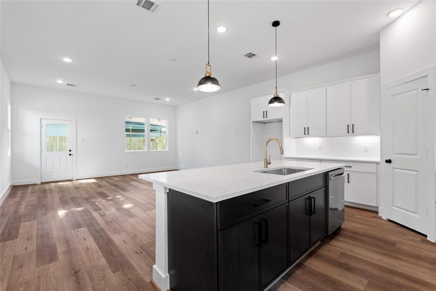 Furnished interior view inside a new home in , Houston (Image 6). Furnished interior view inside a new home in , Houston (Image 6).