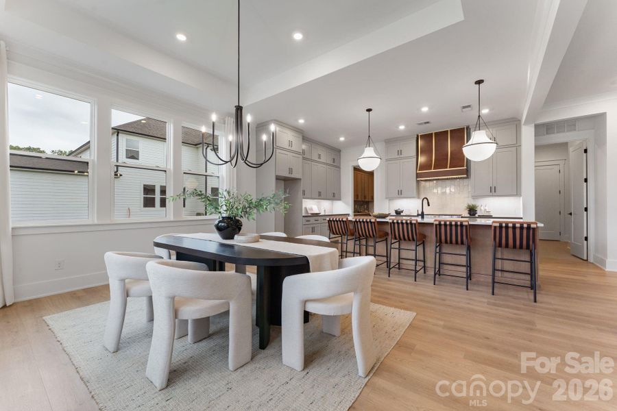 Furnished interior view inside a new home in Bluffs at Wesley Chapel, Waxhaw (Image 33).