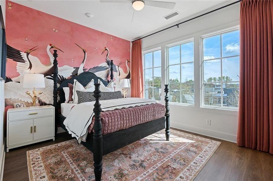 Furnished interior view inside a new home in , Atlanta (Image 4).