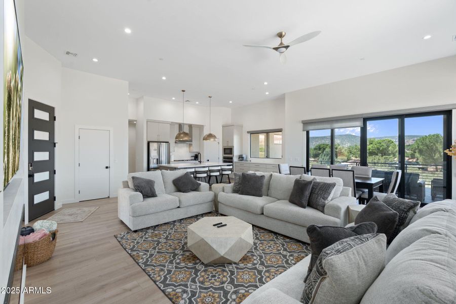 Main House Living towards Kitchen Main House Living towards Kitchen