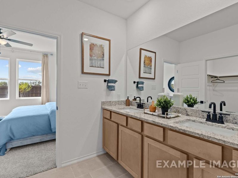 Furnished interior view inside a new home in Hannah Heights, Seguin (Image 17).