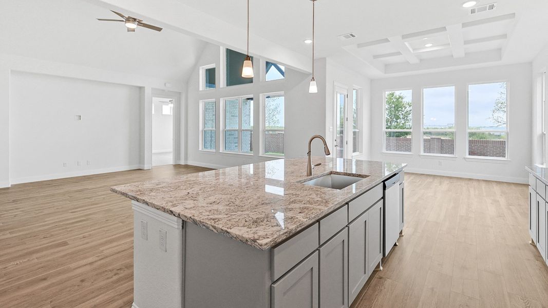 Representative furnished interior of a home built from the Princeton by DRB Homes in Brookewater, Rosenberg (Image 10).