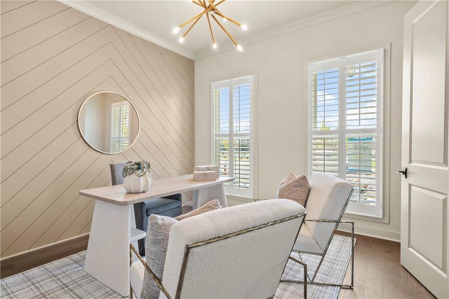 Furnished interior view inside a new home in Aberdeen, Hoschton (Image 35). Furnished interior view inside a new home in Aberdeen, Hoschton (Image 35).