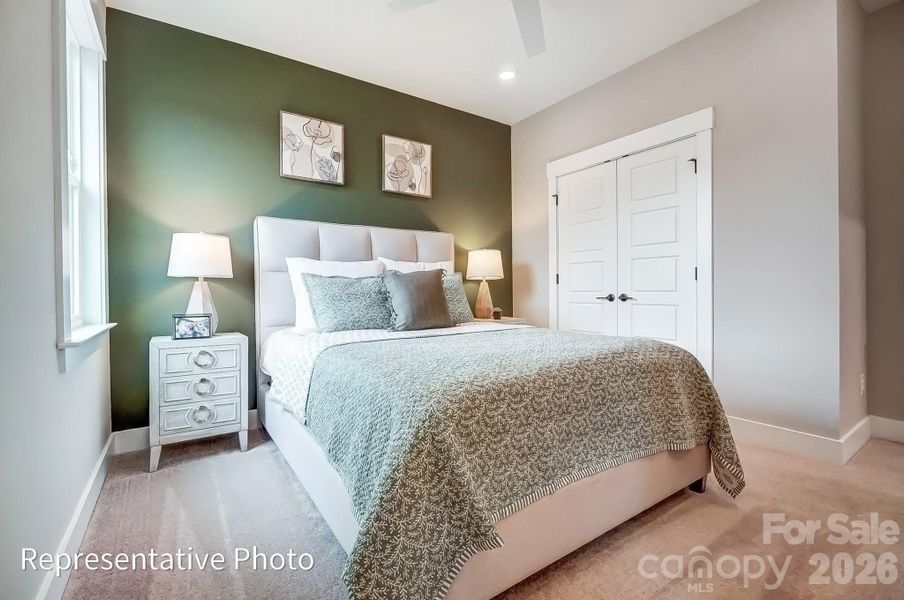 Furnished interior view inside a new home in Robinson Oaks, Gastonia (Image 9). Furnished interior view inside a new home in Robinson Oaks, Gastonia (Image 9).
