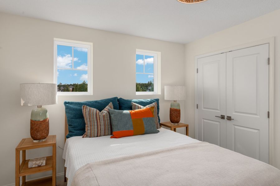 Representative furnished interior of a home built from the Sebring by Riverside Homes in Mariposa at EverRange, Jacksonville (Image 42).
