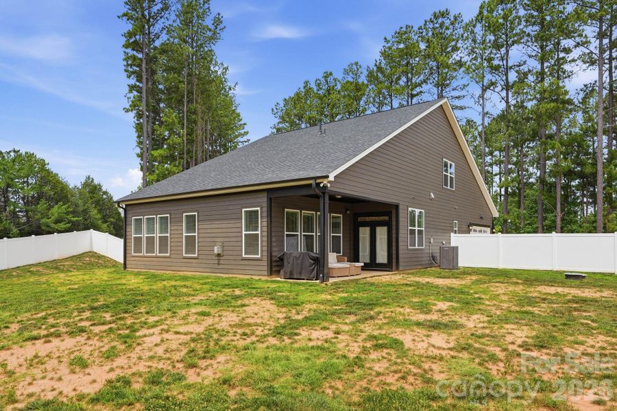 Exterior details and patio area of a home in , Mooresville (Image 3).