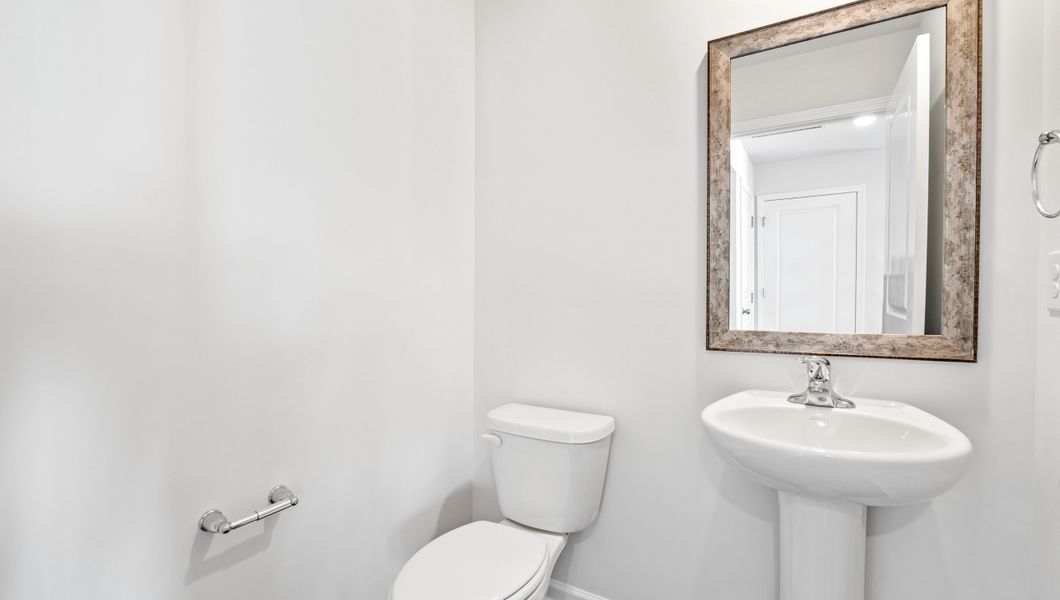 Representative furnished interior of a home built from the PENWELL by D.R. Horton in Cascade Point, Seneca (Image 6).