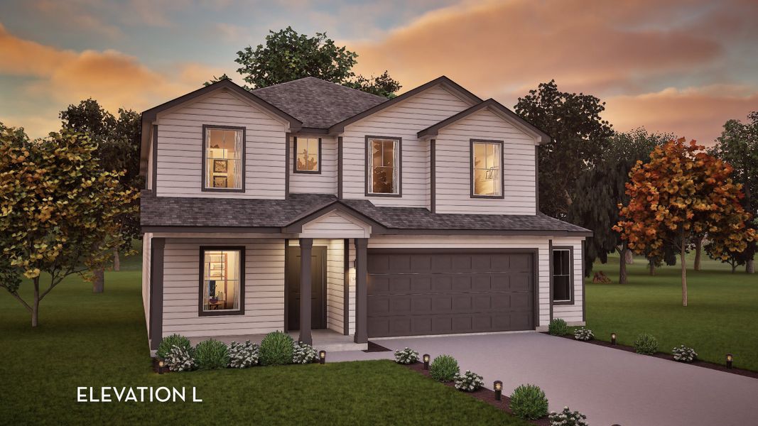 Representative exterior photo of a completed home built from the Concho by CastleRock Communities in Bay Creek, Baytown, TX (Image 22).