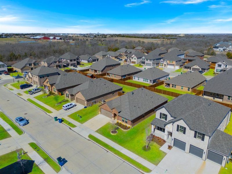 Drone / aerial view featuring a residential view