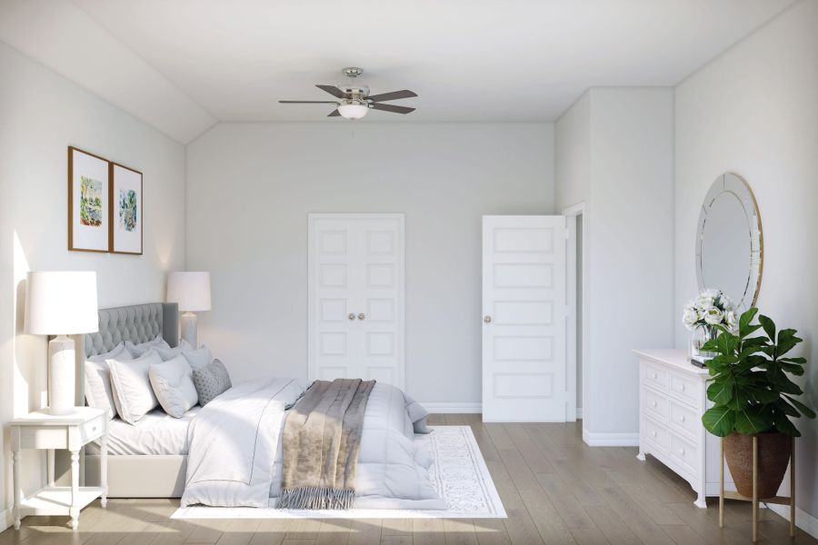 Furnished interior view inside a new home in Woodson’s Reserve, Spring (Image 10).