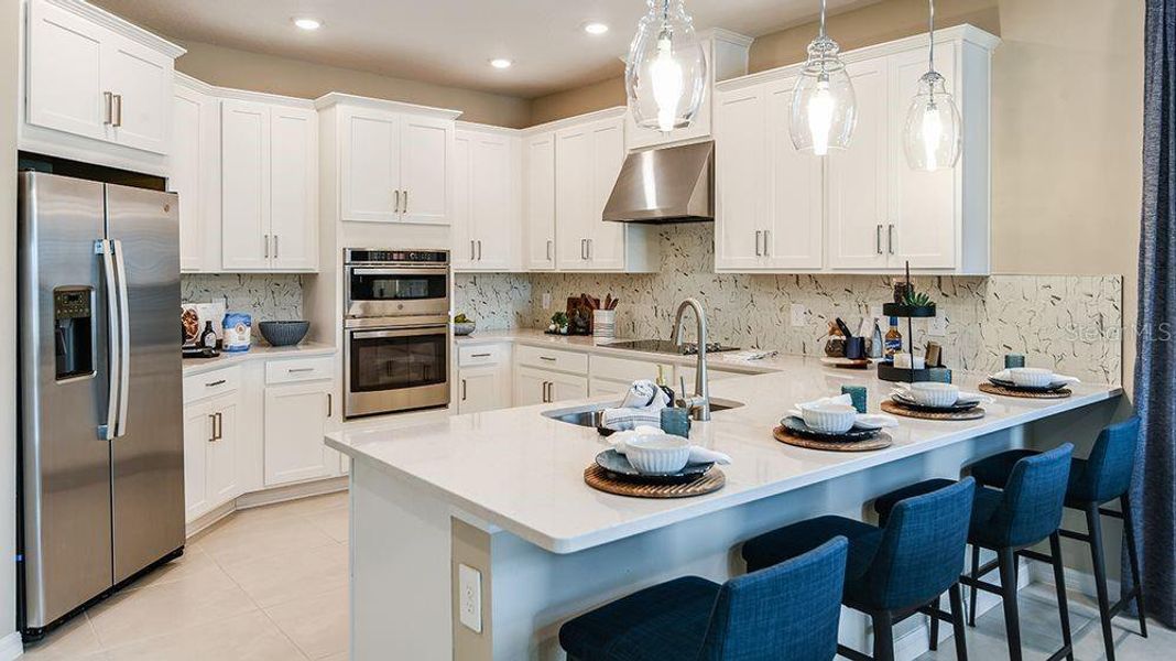 Furnished interior view inside a new home in Westview Community Group Page, Kissimmee (Image 15).