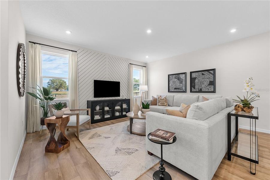 Furnished interior view inside a new home in Hidden Cove, Eustis (Image 22).
