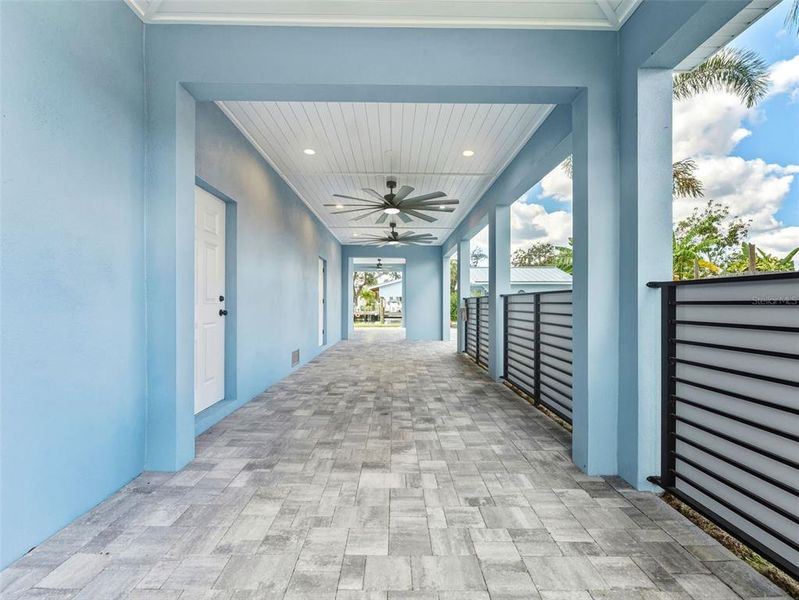 Exterior details and patio area of a home in , Tampa (Image 4). Exterior details and patio area of a home in , Tampa (Image 4).