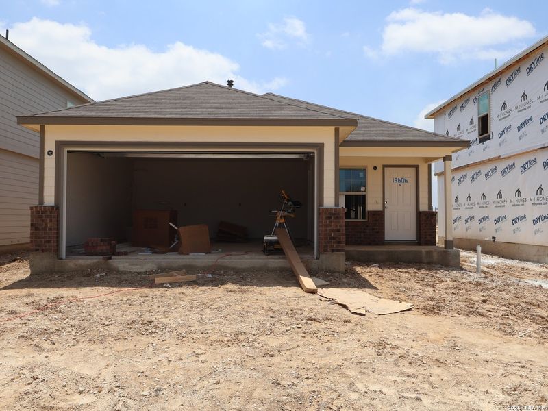 In-progress construction of a new home in Winding Brook, San Antonio, TX (Image 26).
