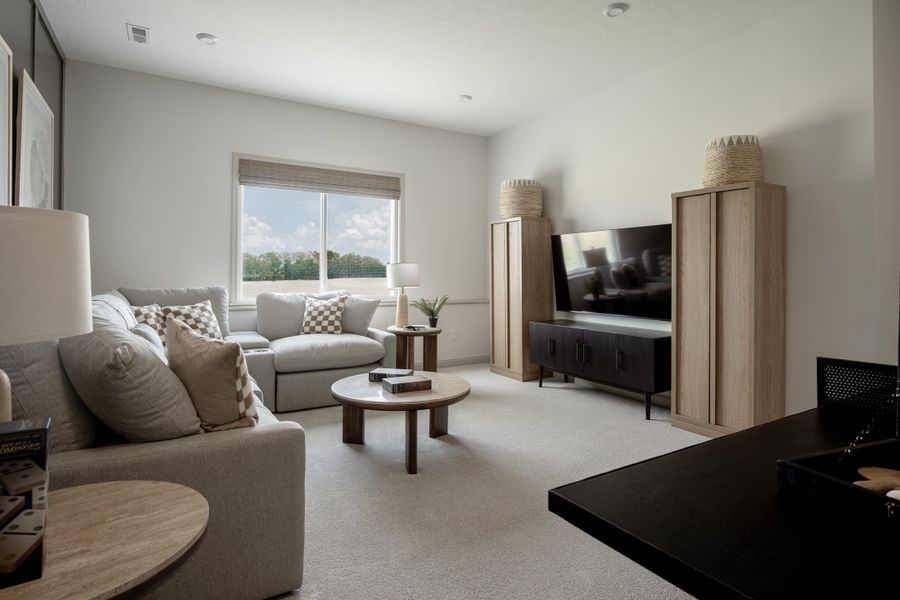 Representative furnished interior of a home built from the Avery by Fischer Homes in Pickens Bluff, Hiram (Image 29).