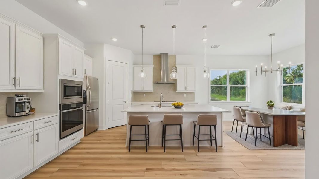 The Virtually Staged Kitchen and Dining Room