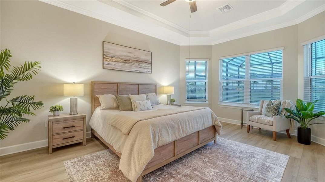 Furnished interior view inside a new home in Esplanade at Azario Lakewood Ranch, Lakewood Ranch (Image 7).