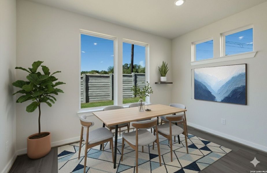 Furnished interior view inside a new home in Park Hill Commons, San Antonio (Image 8).