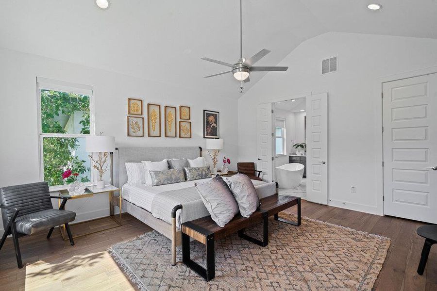 Furnished interior view inside a new home in Agave, Austin (Image 29).
