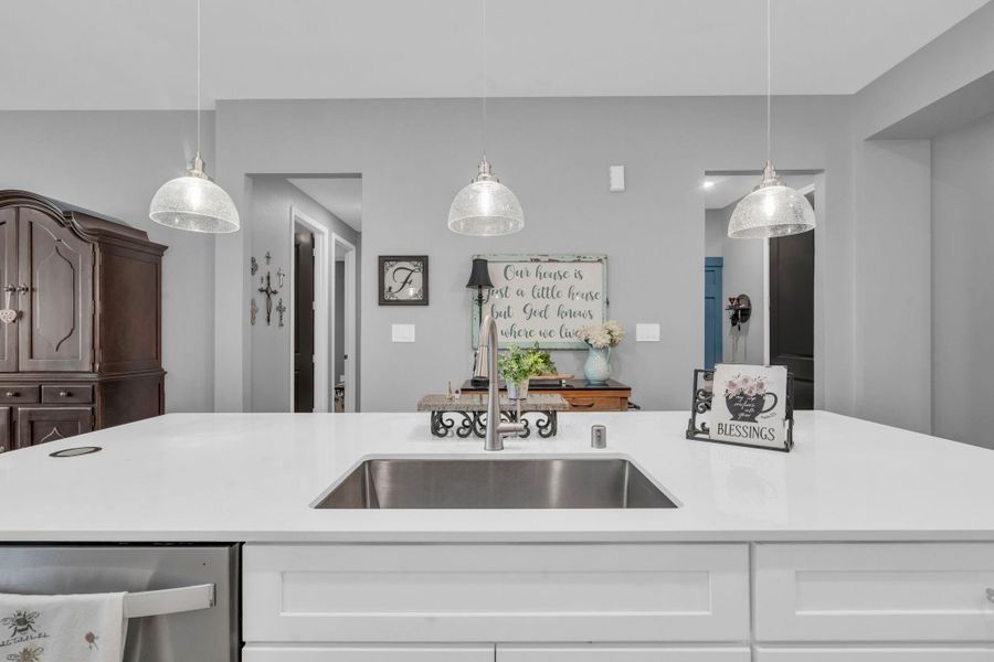 Stainless steel dishwasher and oversized single basin stainless steel undermount sink. Stainless steel dishwasher and oversized single basin stainless steel undermount sink.