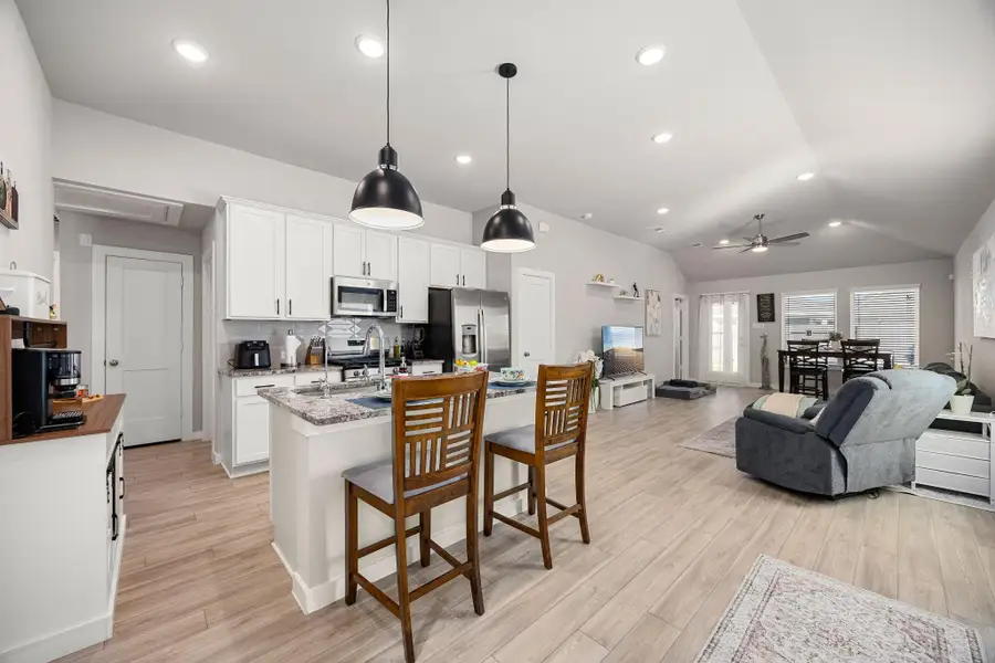 Furnished interior view inside a new home in Marvida, Cypress (Image 5).