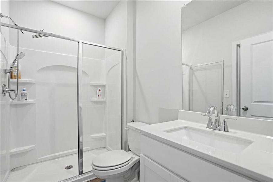 Furnished interior view inside a new home in Ellorie Estates, Dawsonville (Image 32).