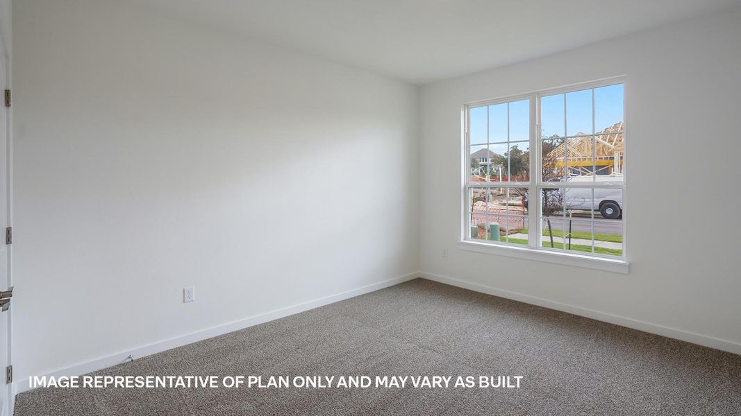 Spacious, unfurnished interior of a new home in Rosenbusch Ranch, Leander (Image 20).