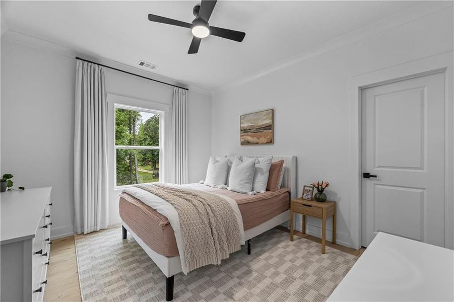 Furnished interior view inside a new home in , Hoschton (Image 47).