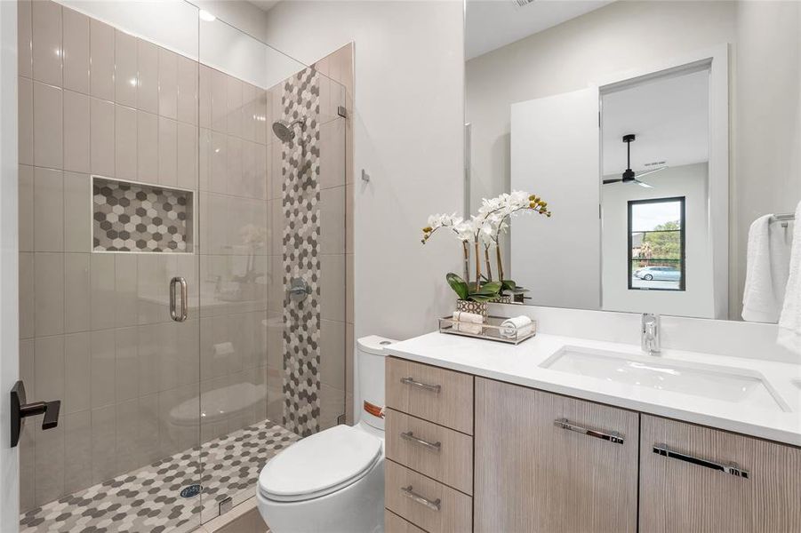 Furnished interior view inside a new home in Montclair, Prosper (Image 7).