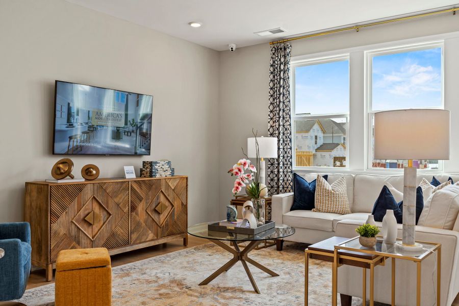 Furnished interior view inside a new home in The Coves on Lake Wylie, Charlotte (Image 6).