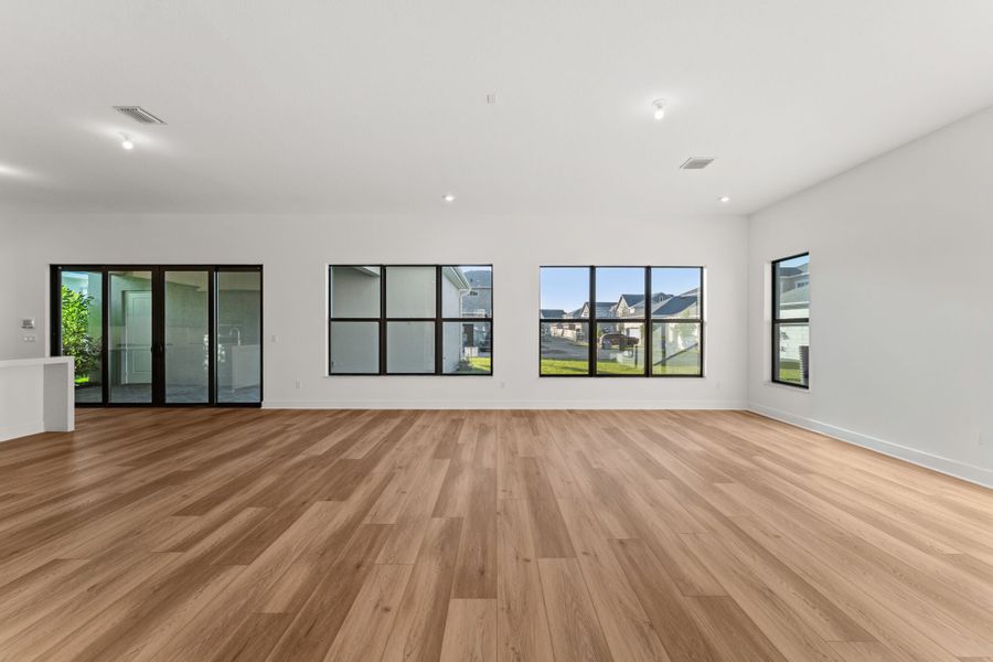 Representative unfurnished interior of a home built from the Cape by Mattamy Homes in Newfield - Rosette Park, Palm City (Image 13).