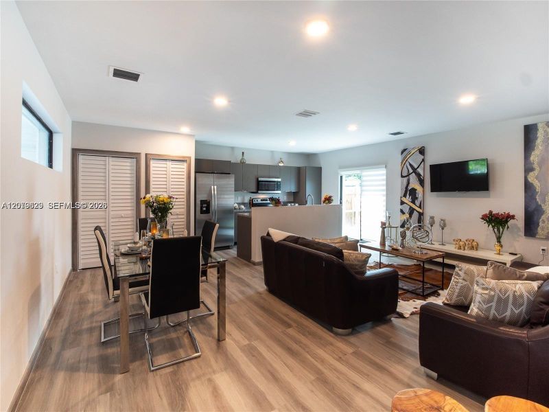 Furnished interior view inside a new home in , Florida City (Image 2). Furnished interior view inside a new home in , Florida City (Image 2).