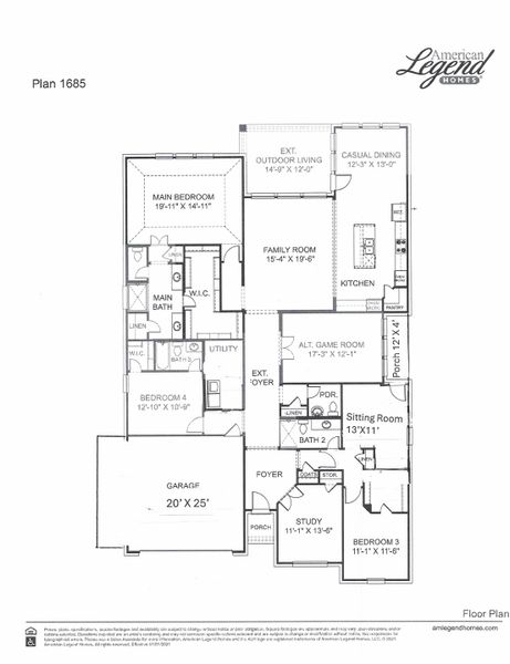 2D floor plan layout of this home in Ten Mile Creek, Celina, TX (Image 5). 2D floor plan layout of this home in Ten Mile Creek, Celina, TX (Image 5).