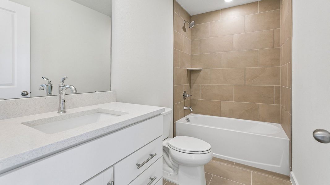 Furnished interior view inside a new home in Cyrene at Harmony, St. Cloud (Image 19).