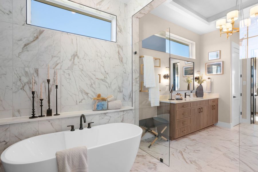 Furnished interior view inside a new home in Feathergrass, Georgetown (Image 29).