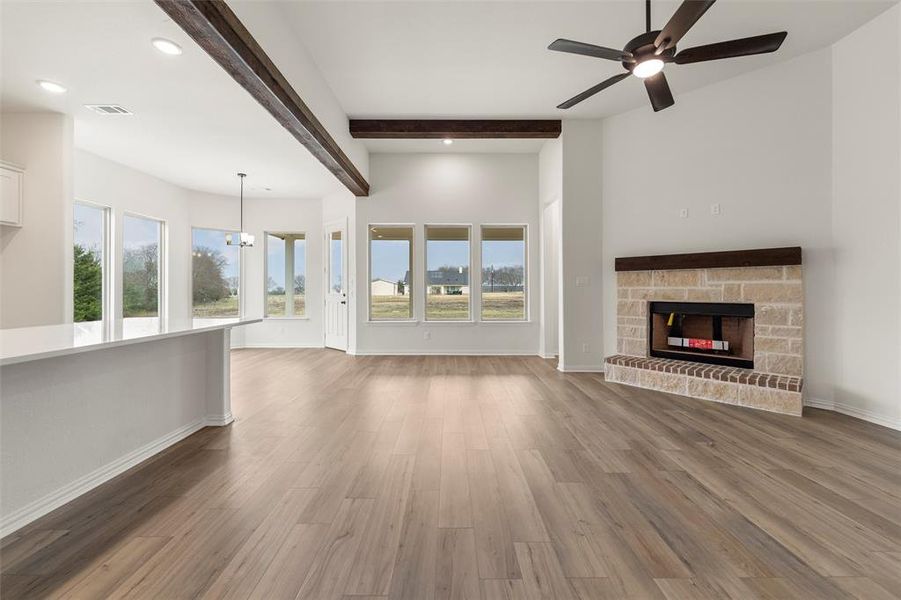 Spacious, unfurnished interior of a new home in Nash Estates, Tom Bean (Image 37). Spacious, unfurnished interior of a new home in Nash Estates, Tom Bean (Image 37).