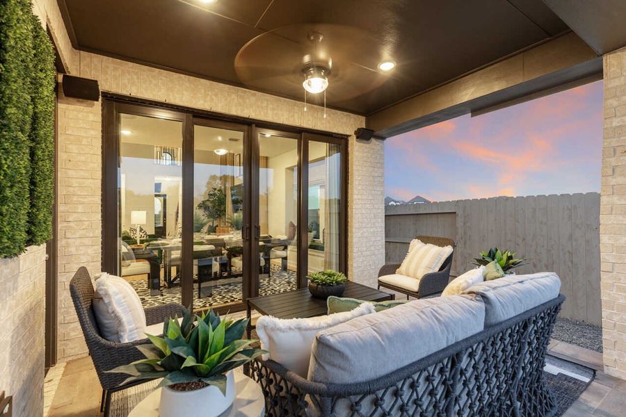 Representative Patio - some options shown