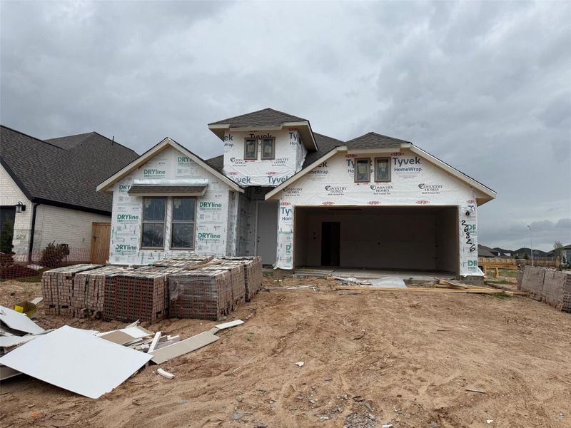In-progress construction of a new home in Candela, Richmond, TX (Image 11).