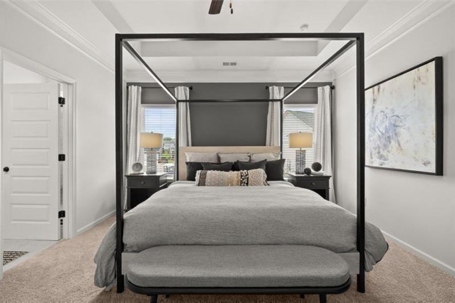 Furnished interior view inside a new home in Jameson Towns, Villa Rica (Image 24).