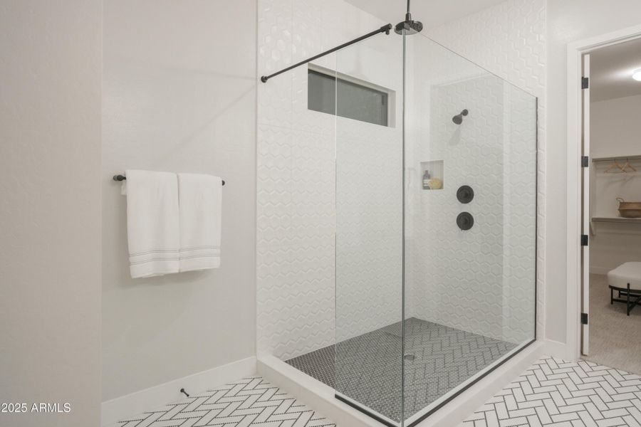 OWNER'S TILED SHOWER