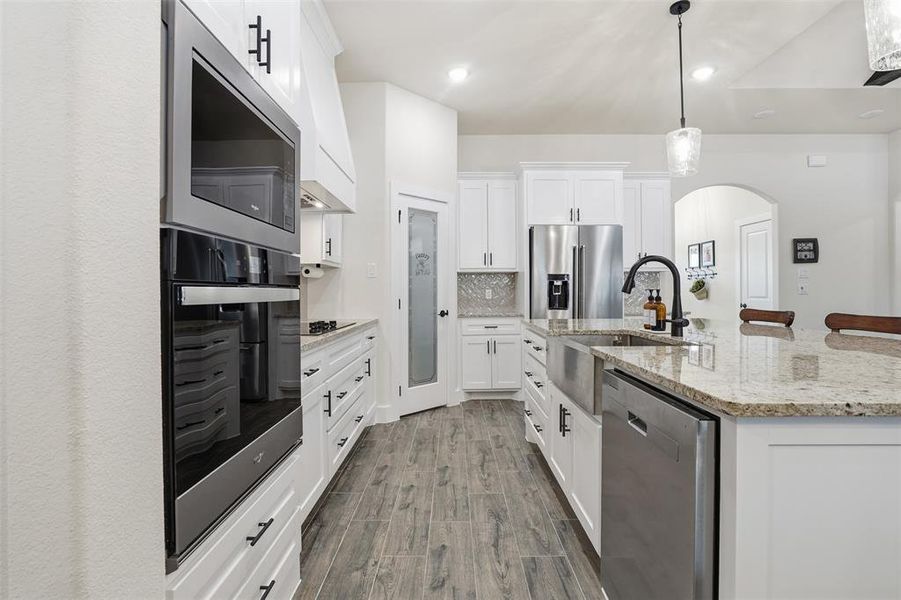 Furnished interior view inside a new home in , Springtown (Image 8).